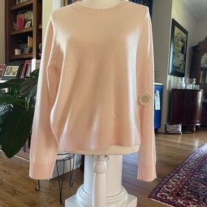 Spartina 449 - Shelby Cashmere Pullover Peach Blush XXL